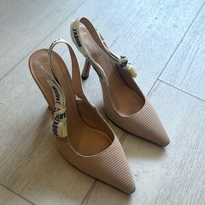 Authentic Christian Dior sling backs